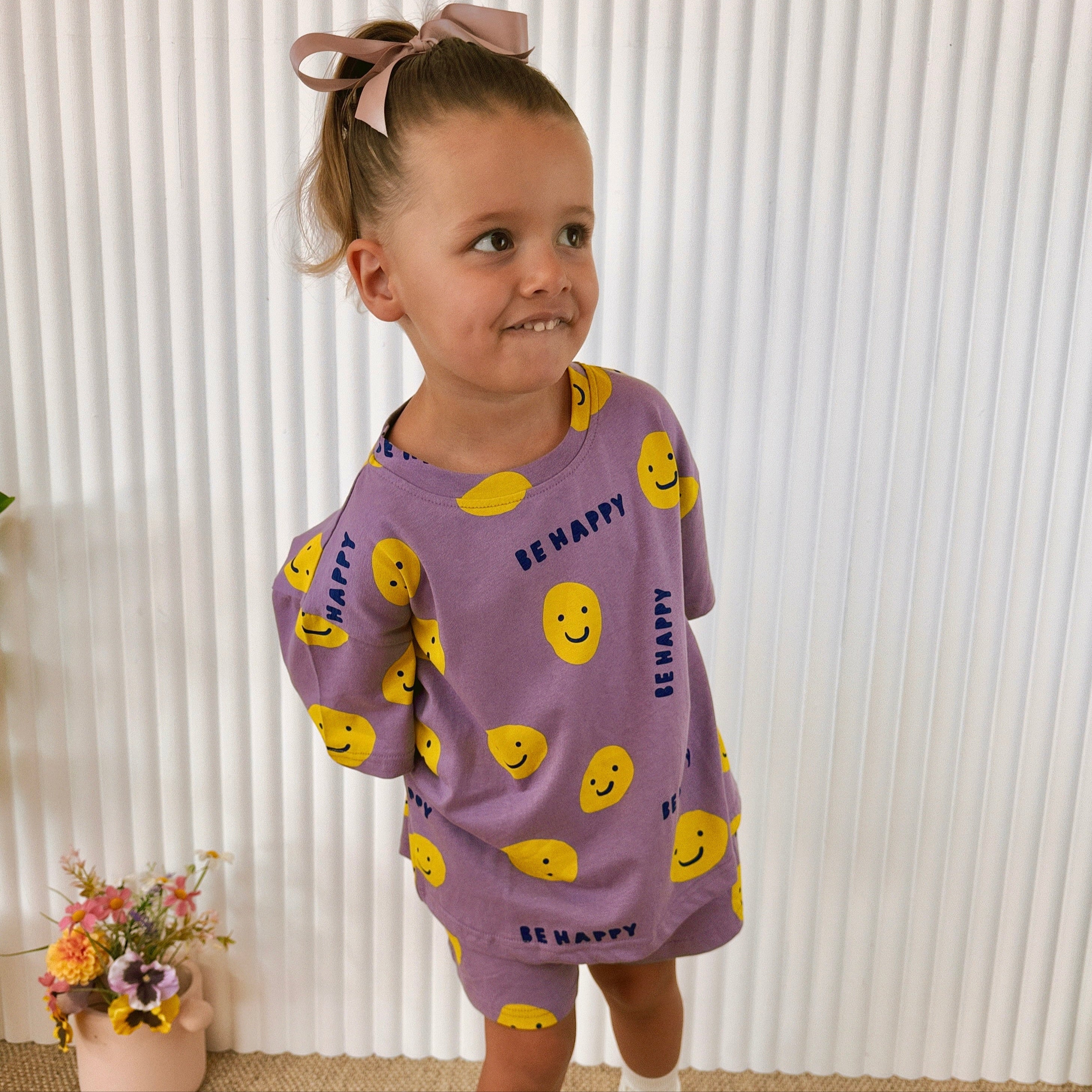 Be Happy Shorts Set.