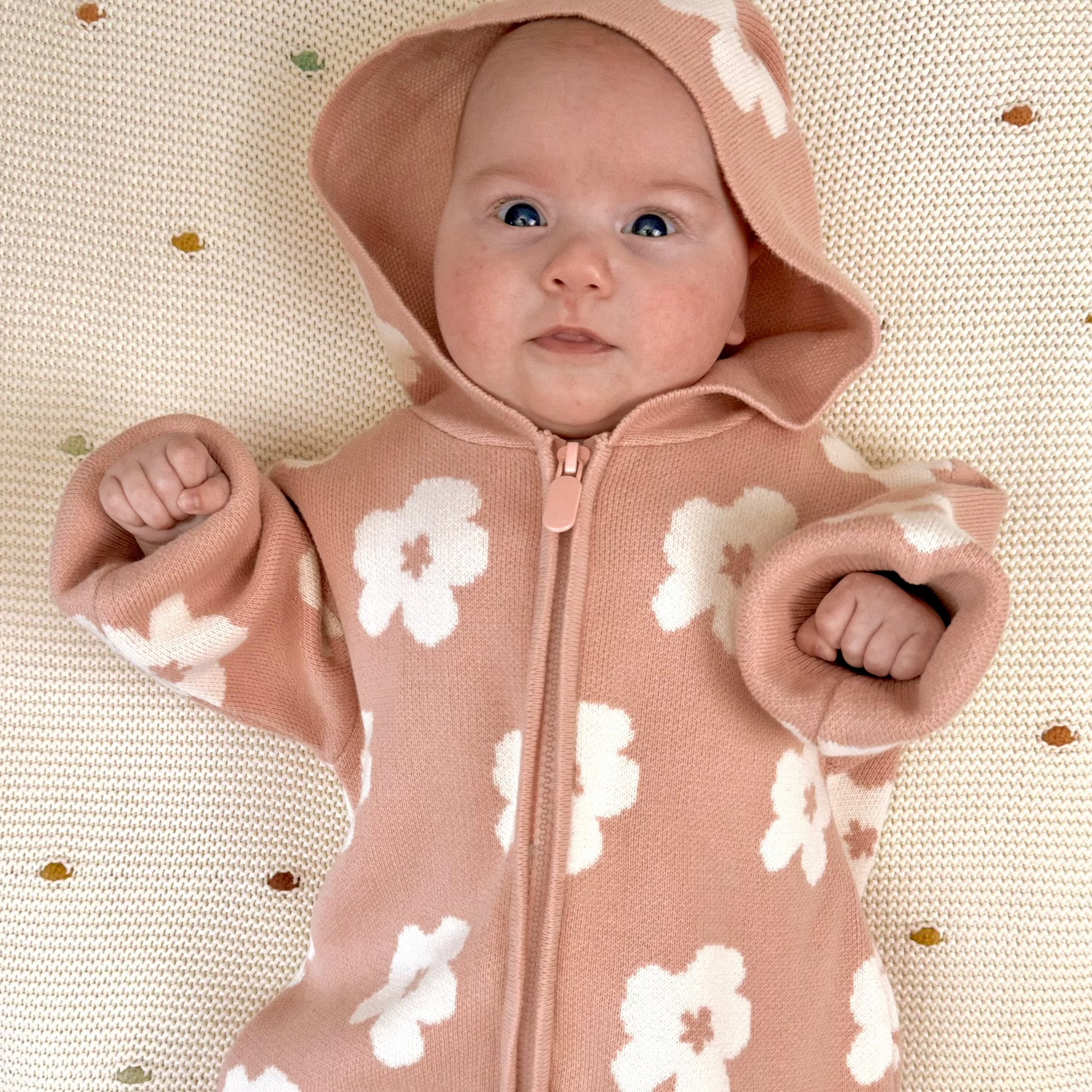 Bloom Knit Onesie