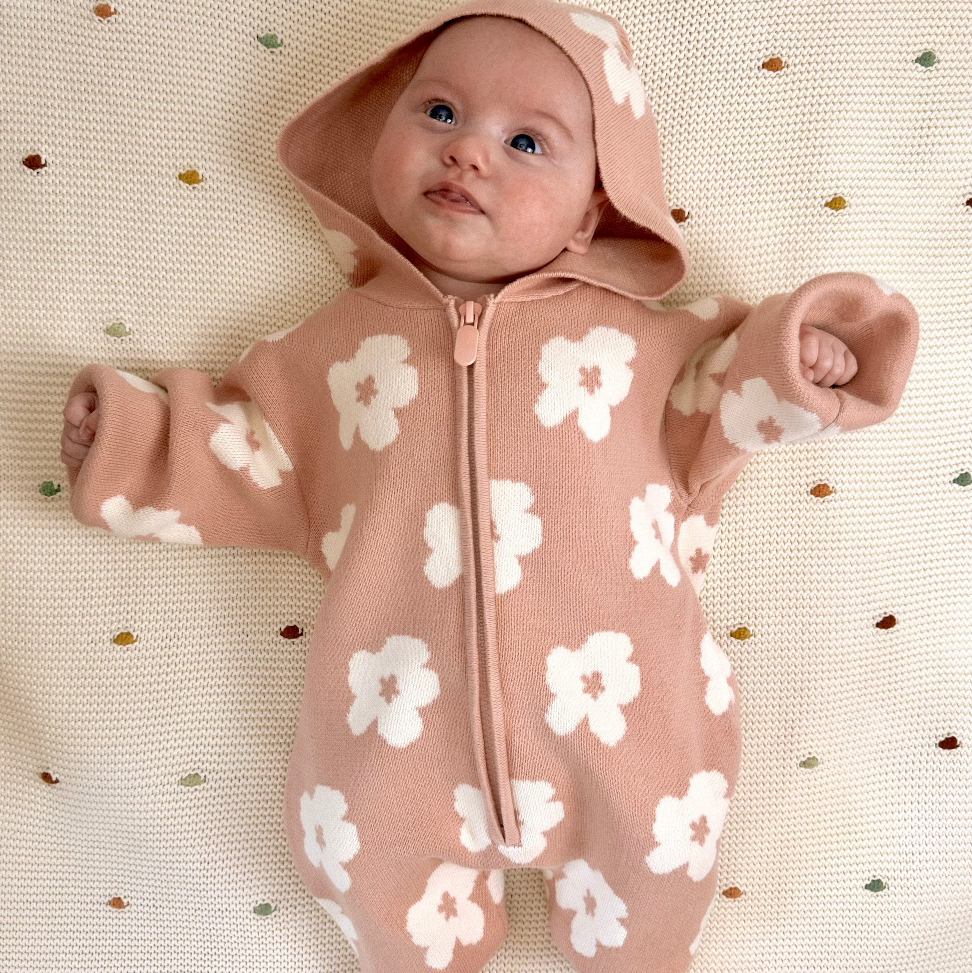 Bloom Knit Onesie
