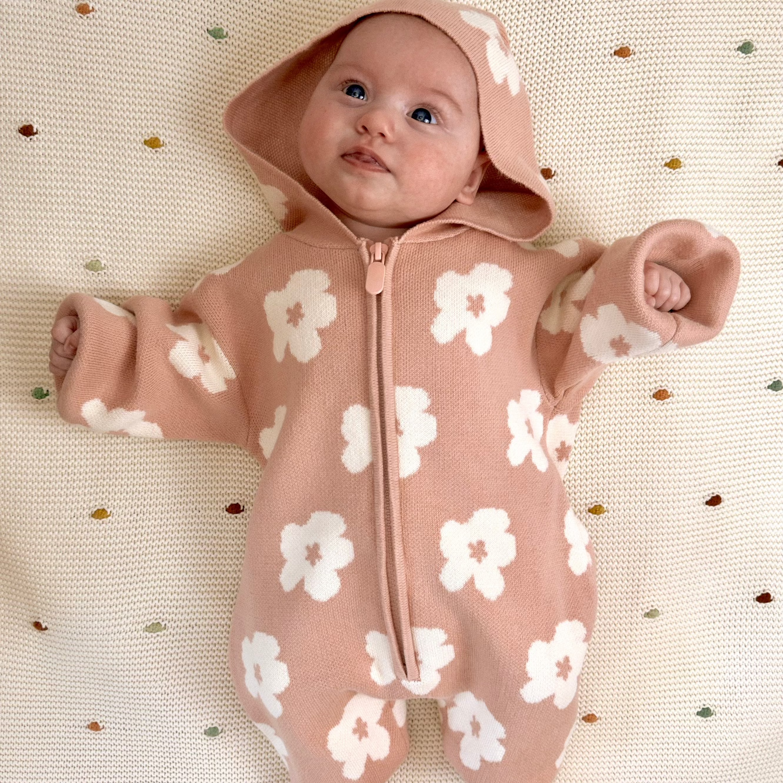 Bloom Knit Onesie