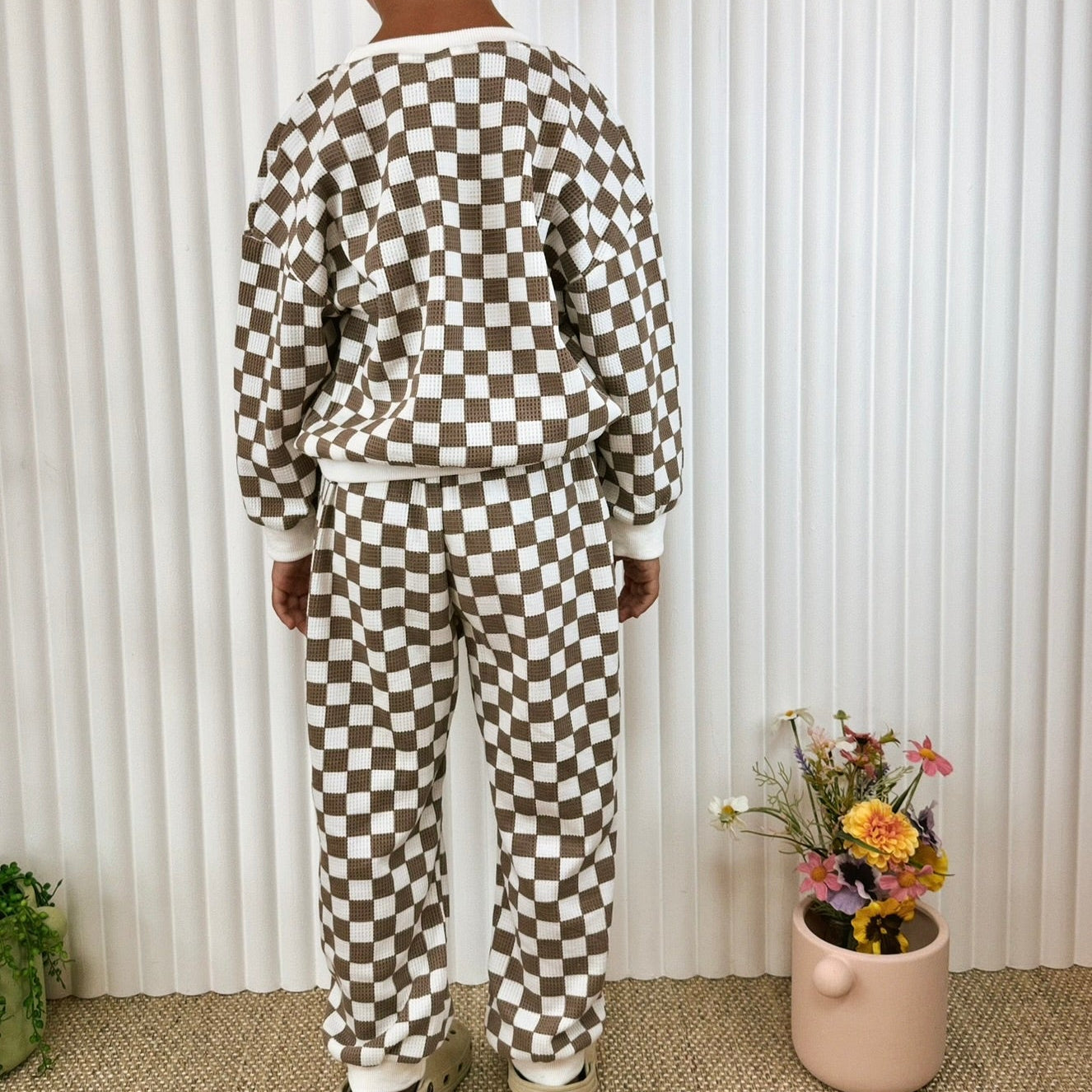 Waffle Knit Set