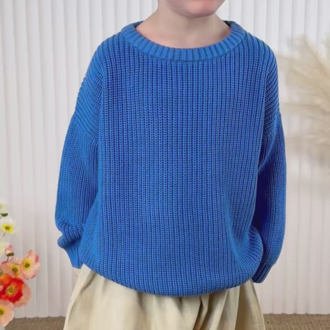Load video: Soft Rib Knit Jumper